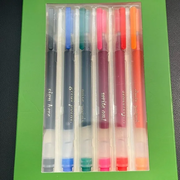 kate spade New York Multicolor Gel Pen Set and Journal (Journal NOT Kate Spade) - Picture 2 of 6